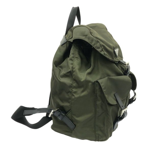 Auth Prada - Dark Green Black Nylon #99191P75B - Picture 2 of 13